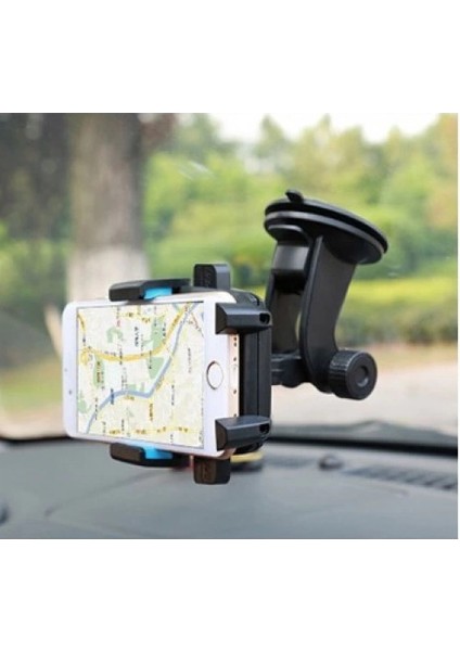 Araç Içi Cam ve Torpido Vantuzlu Telefon Tutucu