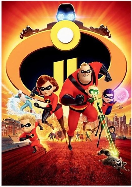 100 Parça Incredibles 2 Puzzle modelleri