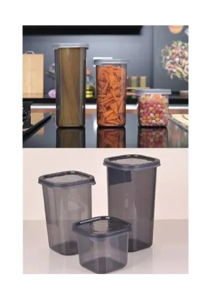 3 Boy Erzak Saklama Kabı modelleri