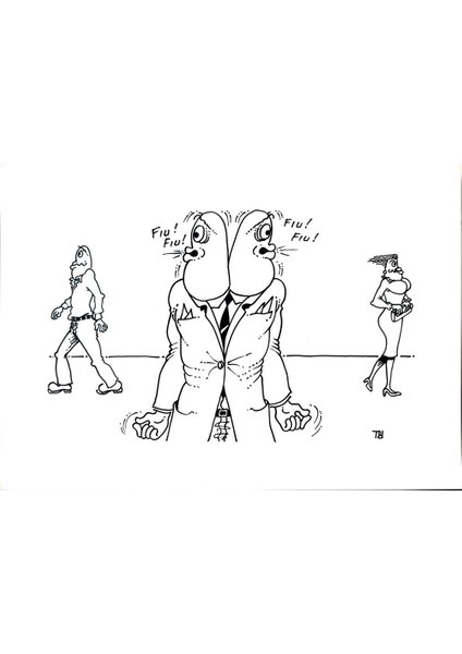 Tomislav Dusanic 29X21CM Orijinal Karikatür Tablo modelleri