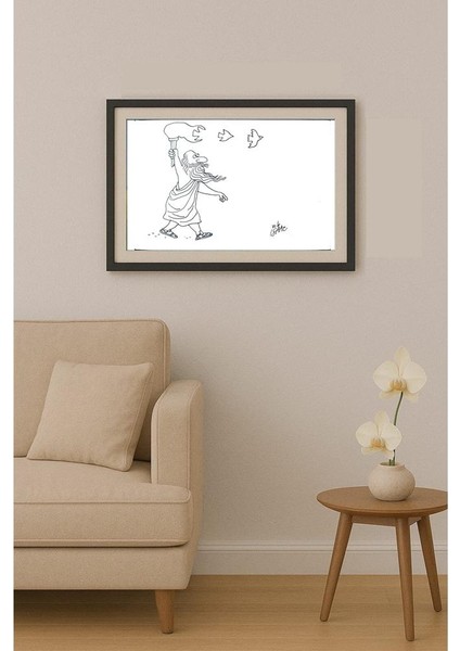 Norman Isaac 22X14CM Orijinal Karikatür Tablo fiyatları