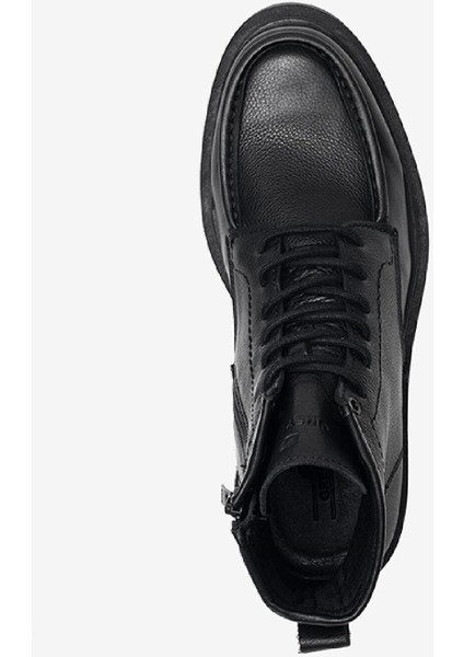 Erkek Siyah Hakiki Deri Casual Bot 3K1UB16291