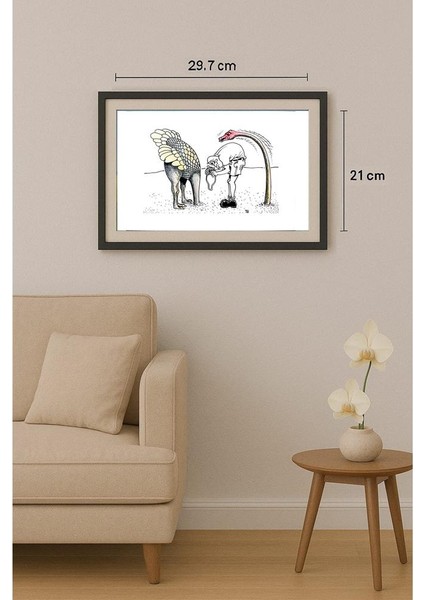 Tomislav Dusanic 29X21CM Orijinal Karikatür Tablo fiyatları