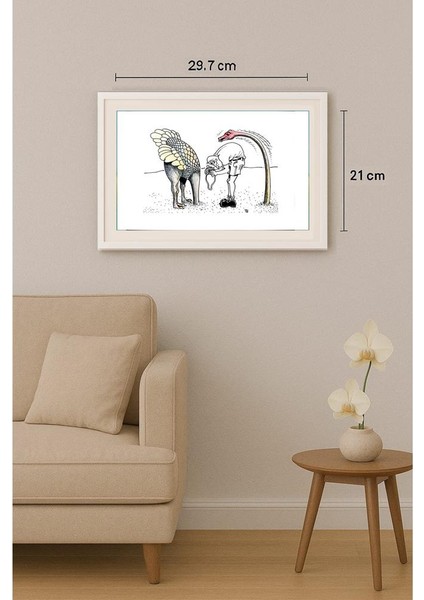 Tomislav Dusanic 29X21CM Orijinal Karikatür Tablo indirimleri