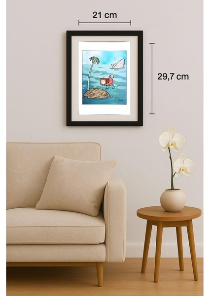 Nikolae Ionita 29X21CM Orijinal Karikatür Tablo fiyatları