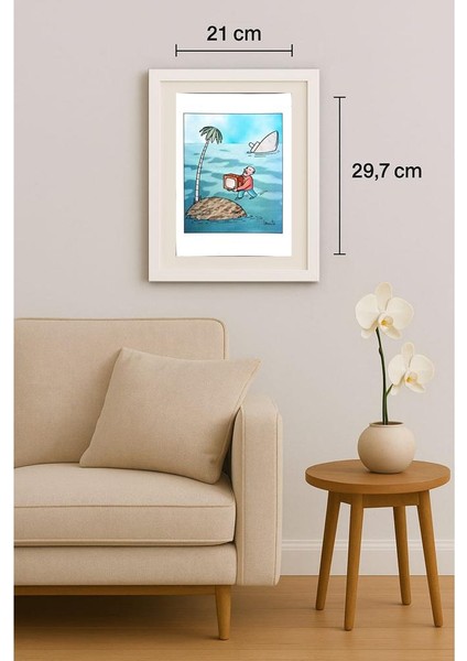 Nikolae Ionita 29X21CM Orijinal Karikatür Tablo indirimleri