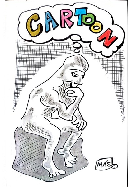 Sergio Alejandro 26X17CM Orijinal Karikatür Tablo modelleri