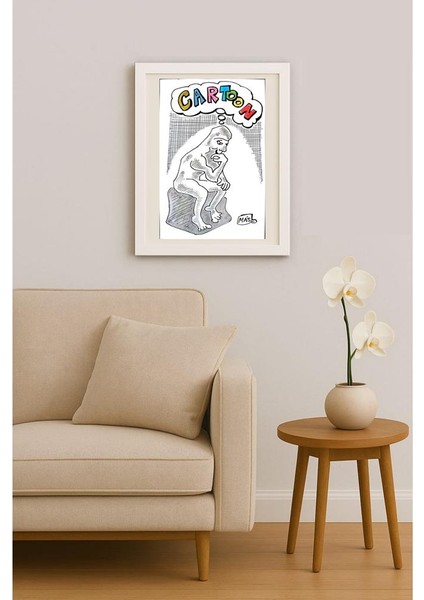 Sergio Alejandro 26X17CM Orijinal Karikatür Tablo indirimleri