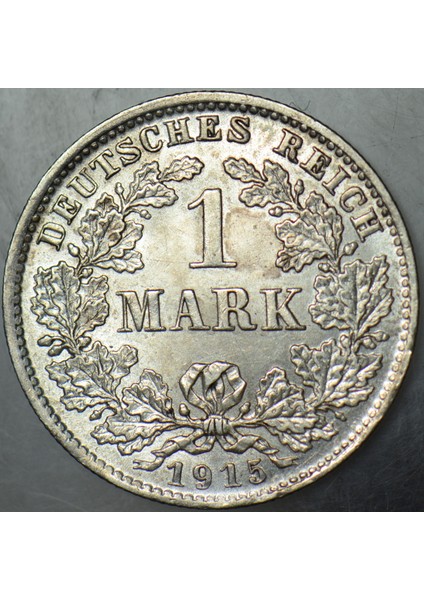 Almanya Gümüş 1 Mark 1915 D. Kayzer Iı. Wilhelm Dönemi. 5,60 gr Çil(-) fiyatları