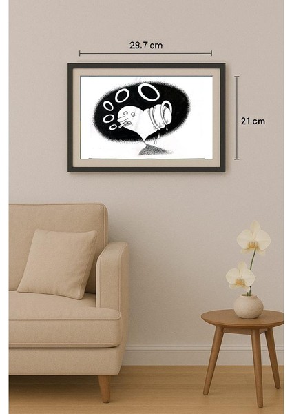 Anatoly Apchel 29X21CM Orijinal Karikatür Tablo fiyatları