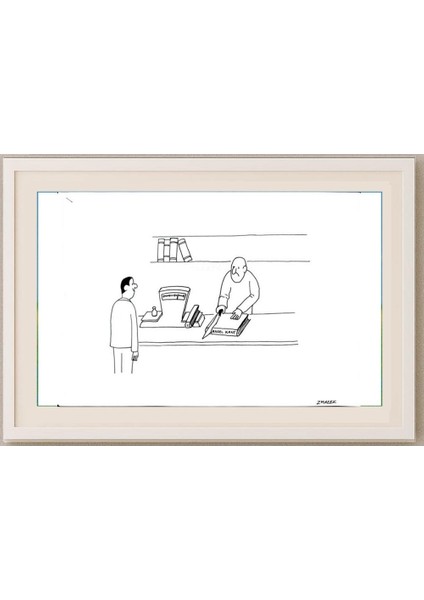 Stanko Zmazek 29X21CM Orijinal Karikatür Tablo fırsatları