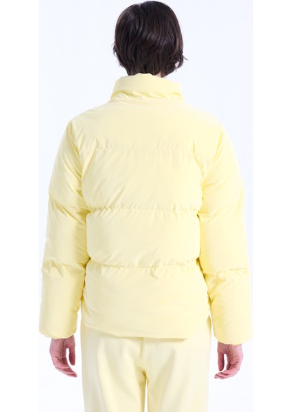 D5WL-MNT3581 Sarı Düz Kadın Mont fırsatları