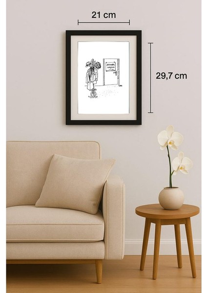 Winfried Besslich 29X21CM Orijinal Karikatür Tablo fiyatları