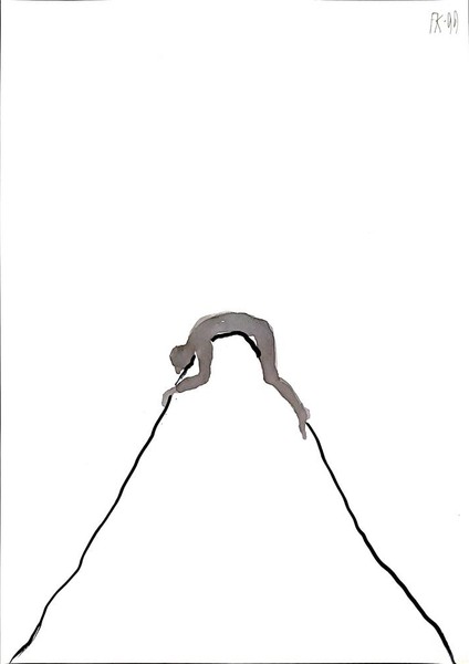 Fedor Kritovak 29X21CM Orijinal Karikatür Tablo modelleri