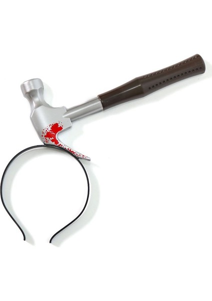 Kafaya Saplanmış Kahverengi Saplı Çekiç Şaka Tacı fırsatları