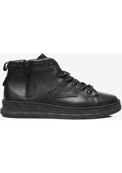 Erkek Siyah Hakiki Deri Sneaker Bot 3K1UB16373