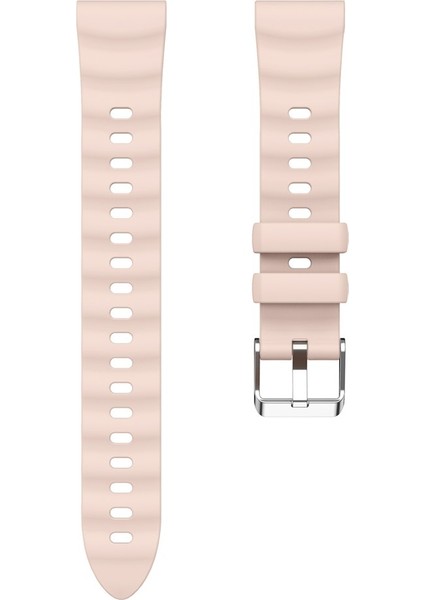 Huawei Watch Gt4 41MM/GT5 41MM/GT5 Pro 42MM Uyumlu Dalga Desenli Silikon Kordon Universal 18MM Kayış modelleri