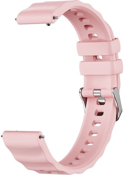 Huawei Watch Gt4 41MM/GT5 41MM/GT5 Pro 42MM Uyumlu Dalga Desenli Silikon Kordon Universal 18MM Kayış fırsatları