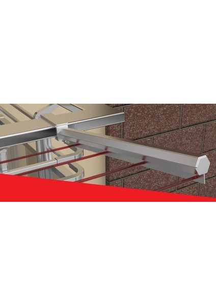 Koral Profil Alüminyum Balkon Çamaşır Kurutmalığı 60X25 modelleri