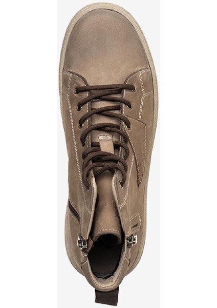 Erkek Vizon Hakiki Deri Sneaker Bot 3K1UB16373