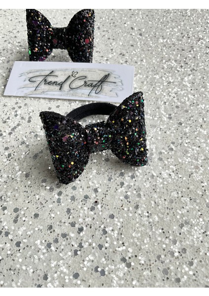 Glitter Payet Parlak Fiyonk 2’li Lastik Toka modelleri