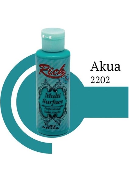 Rich Multi Surface 2202 Aku Akrilik Boya 120 cc fiyatları