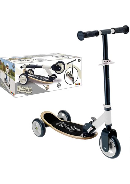 Smoby Ahşap 3W Katlanabilir Scooter 7600750908 fiyatları