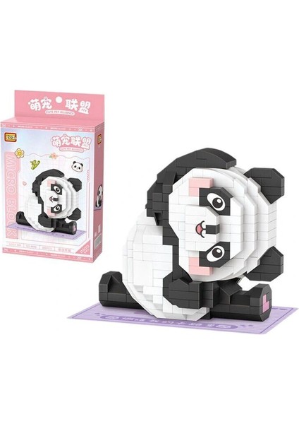 LZ-8802 Sporcu Panda 380 Parça Block Oyuncak