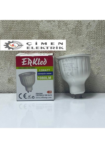 Erkled Erk 2094 GU10 Lensli Ampül 12W 3000K Gün Işığı modelleri