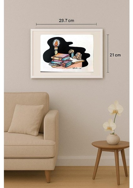 Vladimir Criveo 29X21CM Orijinal Karikatür Tablo indirimleri