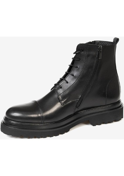 Erkek Siyah Hakiki Deri Casual Bot 3K1UB75139