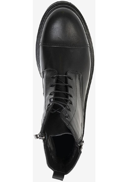 Erkek Siyah Hakiki Deri Casual Bot 3K1UB75139