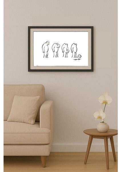 Boris Erenburg 43X30CM Orijinal Karikatür Tablo fiyatları