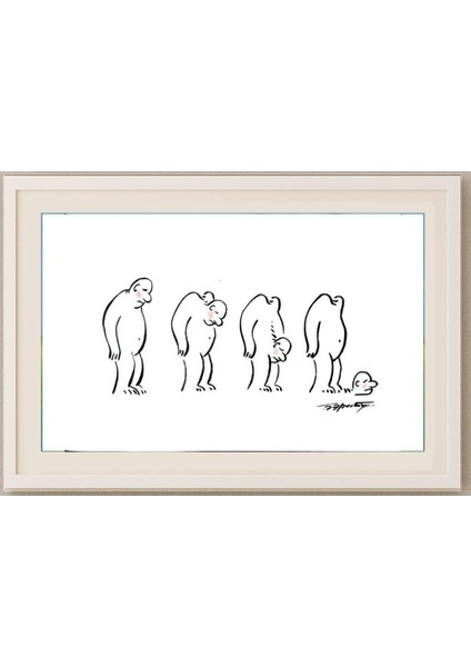 Boris Erenburg 43X30CM Orijinal Karikatür Tablo fırsatları