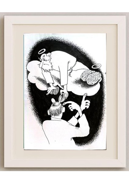 Anatoly Apchel 29X21CM Orijinal Karikatür Tablo fırsatları