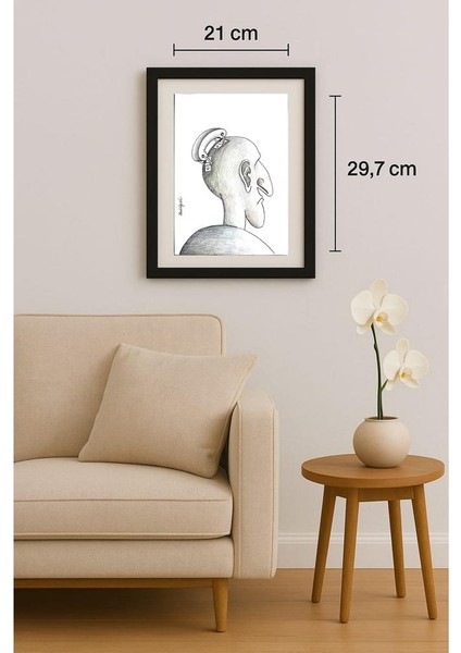 Zuzana Hadvigova 29X21CM Orijinal Karikatür Tablo fiyatları