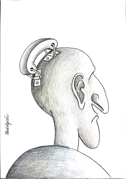 Zuzana Hadvigova 29X21CM Orijinal Karikatür Tablo modelleri