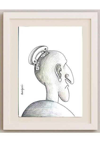 Zuzana Hadvigova 29X21CM Orijinal Karikatür Tablo fırsatları