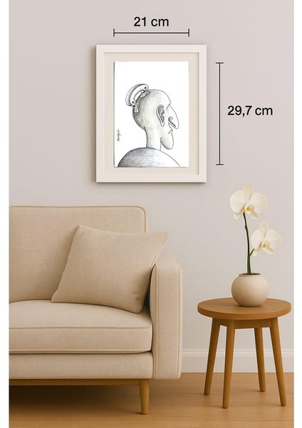 Zuzana Hadvigova 29X21CM Orijinal Karikatür Tablo indirimleri