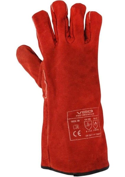Veo F437 Redweld Kaynakçı Eldiveni