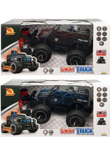 1/12 Polis Panzer 5kanal 2.4 Şarz/ses