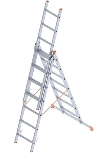 Saraylı 3x7 A Tipi Sürgülü Merdiven 5,79 Metre