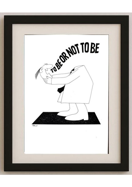 Rueti Schmückle 29X21CM Orijinal Karikatür Tablo