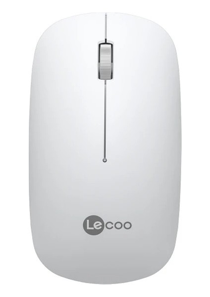 Lenovo Lecoo WS214 Kablosuz Optic 1600DPI Beyaz Mouse
