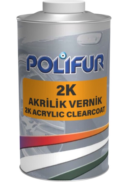2k Akrilik Şeffaf Vernik ve Sertleştirici - Yüksek Parlaklık fiyatları