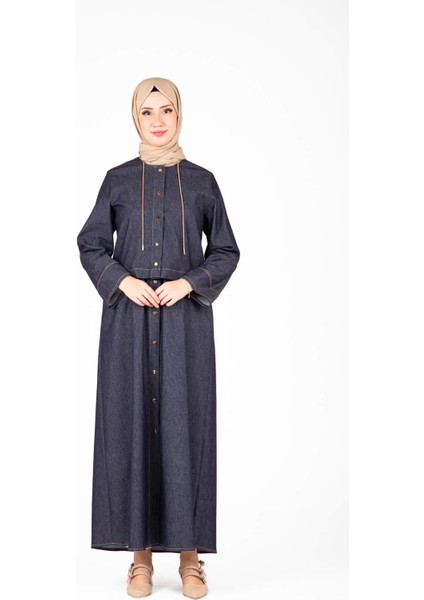 Denim Yelekli Elbise 9420
