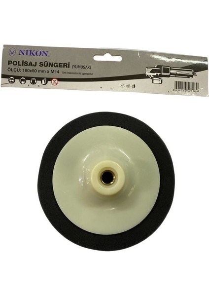 Nikon 18050SY Polisaj Süngeri 180 mm Siyah Yumuşak