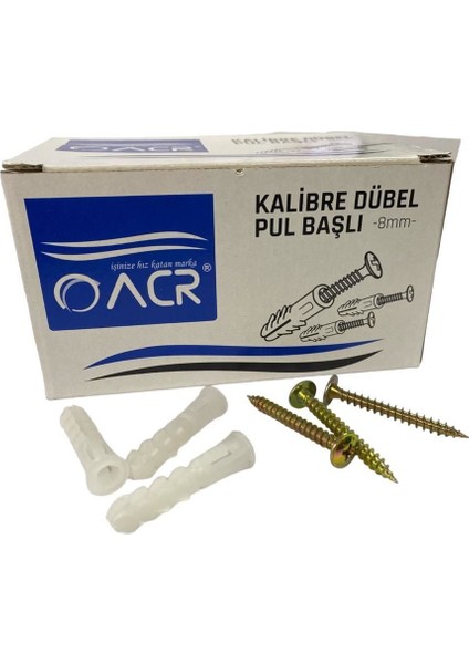 Acr 8 mm Kalibre Dubel 100 Adet