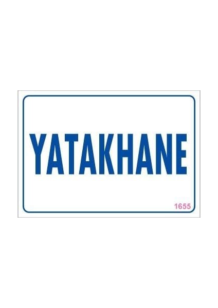 Yatakane Levhası 17,5X25 KOD:1655