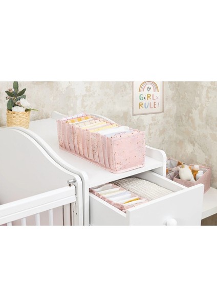 Baby Akordiyon Organizer Çekmece Düzenleyici Medium (Pembe) - 04096 fiyatları